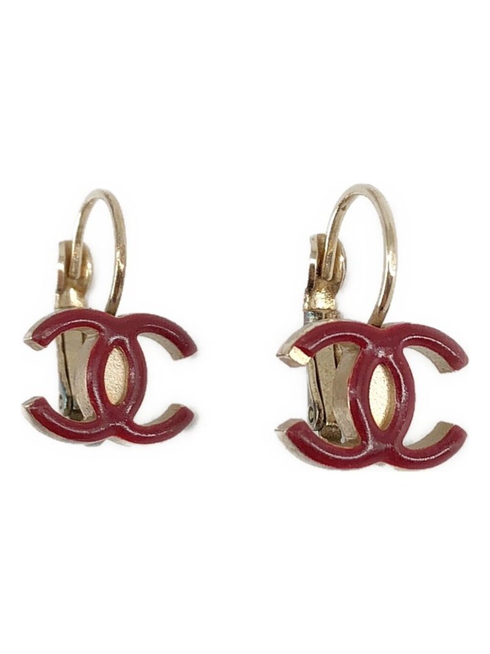 Chanel CC Logo Earrings